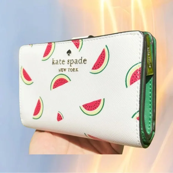 Kate Spade Staci Watermelon Bifold Wallet - NWT and Packaging - Picture 3 of 14